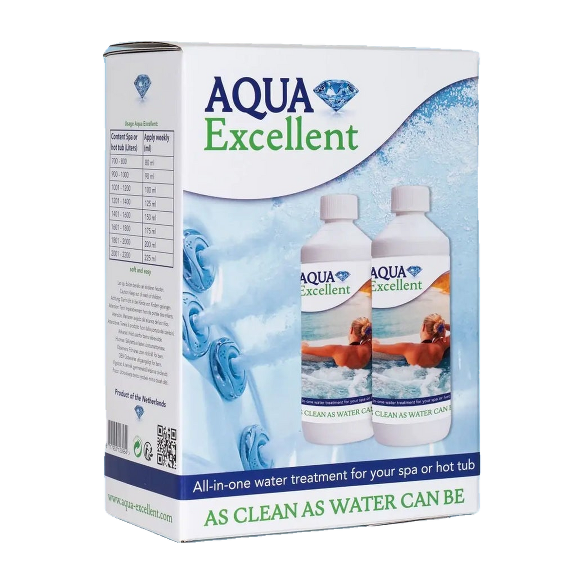 Duo All-in-One — Entretien complet, Aqua Excellent, packshot détouré