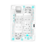 Twin Plug and Play - Spa de 2 places - White Marble