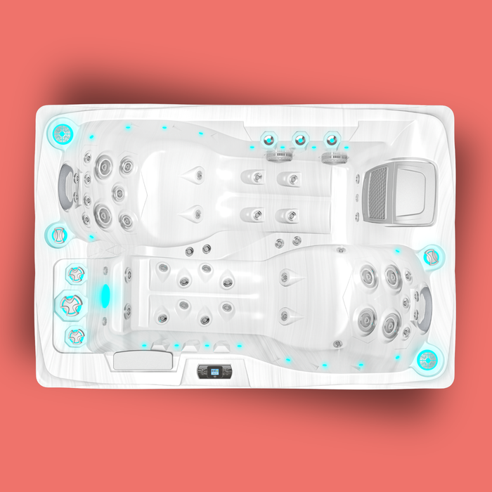 Twin Plug and Play - Spa de 2 places - White Marble