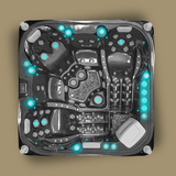 Volcano - 5-Person Spa - Black