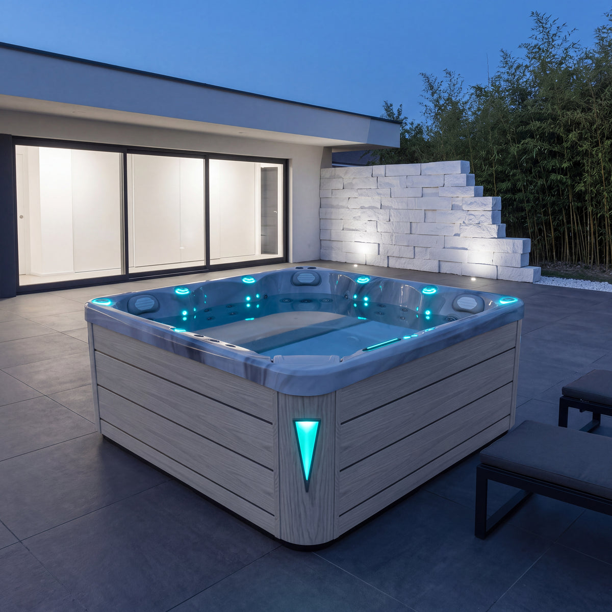 Cinq places, 42 jets, Plug & Play
