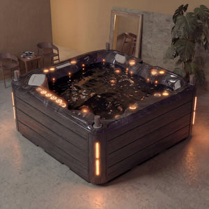 Volcano - Spa 5 places - Noir