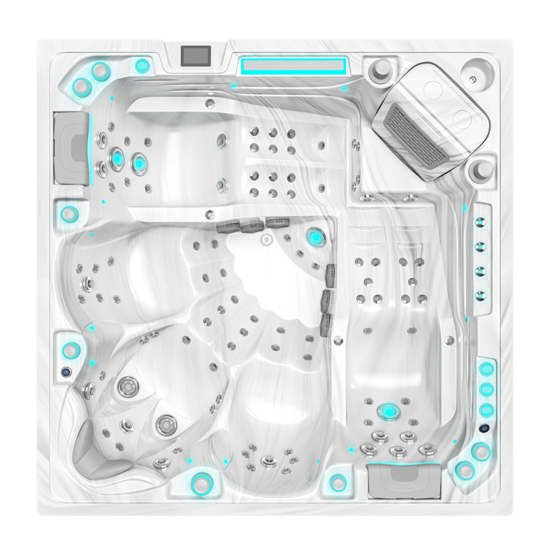 Volcano - 5-Person Spa - White