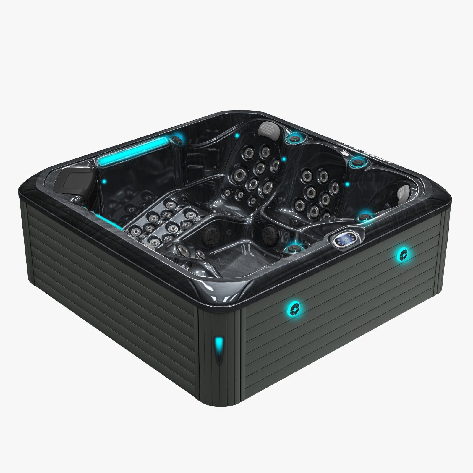 Neptune V2 - Spa 5 places - noir