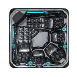 Neptune V2 - 5-Person Spa - Black