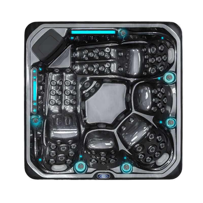 Neptune V2 - 5-Person Spa - Black