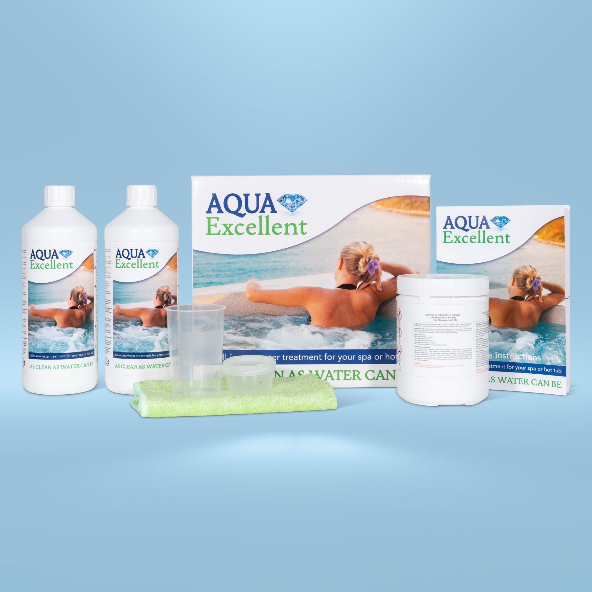 PACK DE PRODUIT D'ENTRETIEN POUR SPA POUR 4 MOIS