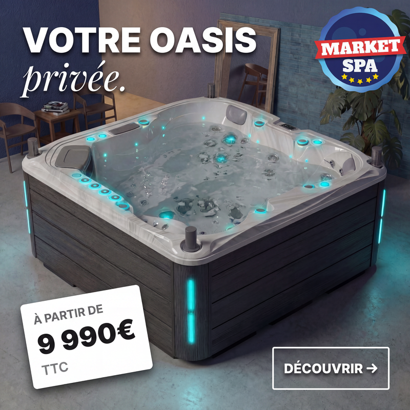 Volcano - 5-Person Spa - White