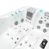 Twin Plug and Play - 2-Person Spa - White Marble