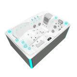 Twin Plug and Play - 2-Person Spa - White Marble