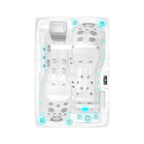 Twin Plug and Play - 2-Person Spa - White Marble