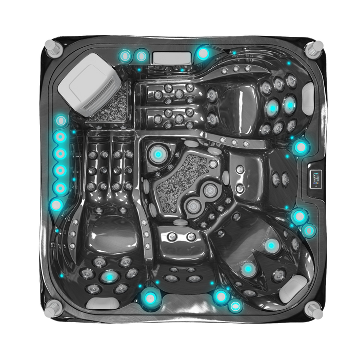 Volcano - Spa 5 places - Noir