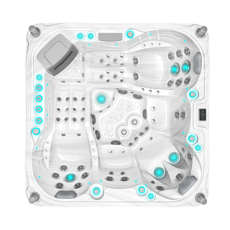 Volcano - 5-Person Spa - White