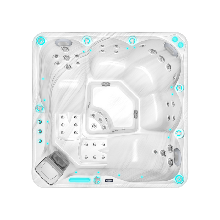 Easy Relax, spa 5 places Sterling Marble, vue de dessus