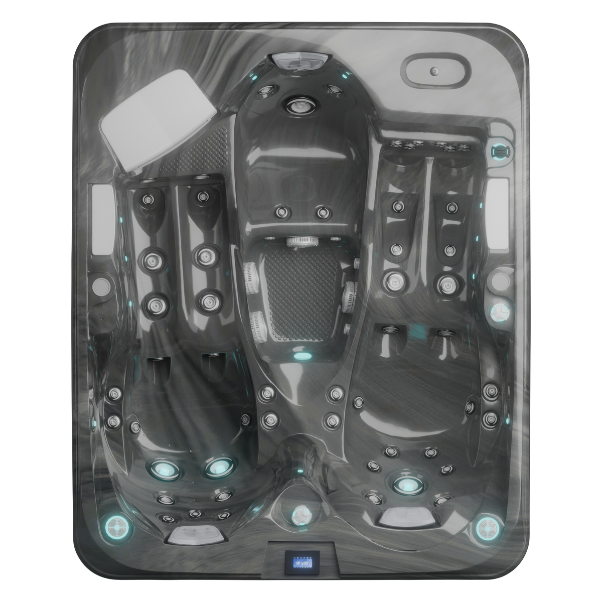 Mykonos Midnight Opal, vue de dessus