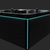 Spa Marbella Odyssey — angle LED au crépuscule