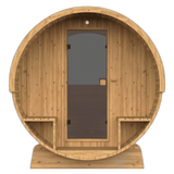 Barrel 250, sauna extérieur 6-8 places, vue de face détourée