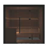 Nero 210X, sauna intérieur 4-5 places, vue de face détourée