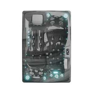 Twin Plug and Play, spa 2 places Midnight Opal, vue de dessus