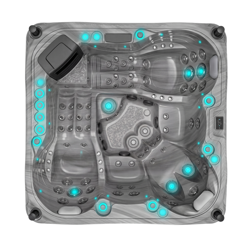 Volcano - 5-Person Spa - White